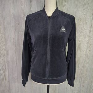 Adidas X Pharrell Williams HU Superstar Jacket Women’s S Velour Black Human Race